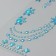Sticker of rhinestones plastic "Brazlets from rhinestones" MIX 12x20.3 cm