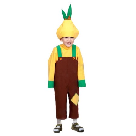 Carnival costume "Chipollino onions", textiles, height 98-128 cm