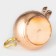A set of copper teapots, 1.5 l/800 ml, brass pen, chasing, 1 variety