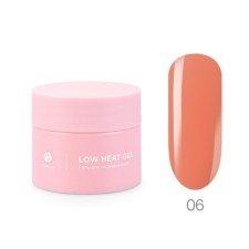 Low -temperature single -phase color gel AdricoCo Low Heat, No. 06 salmon, 15 ml