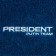 Tainted towel Putin Team 30*60 cm, col. blue, 100% cotton, 420 g/m2