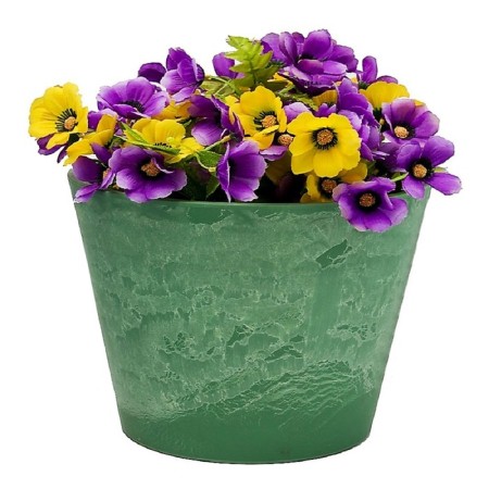 Kashpo for flowers and plants, 18l green grass 35x35x33cm-1