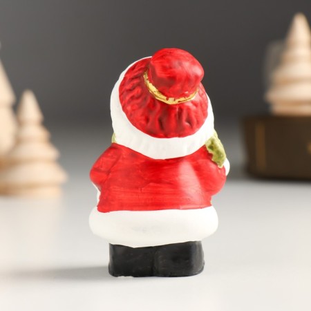 Souvenir Ceramics "Snowman with a wreath/candy" MIX 3.8x3.5x6.5 cm-3