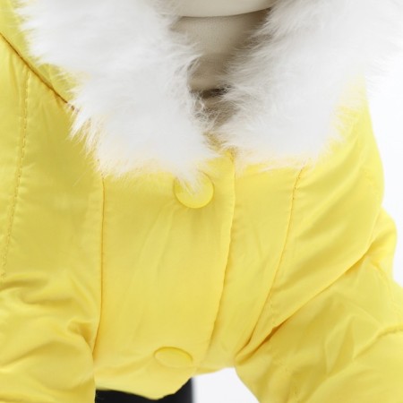 Kombinyson "Fluff", size L (DS 35 cm, OG 47, Osh 36 cm), yellow-6