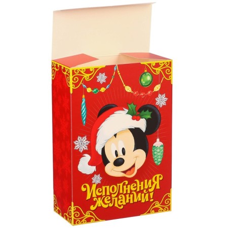 Gift box "New Year" 16x23x7.5 cm, Mickey Mouse-1