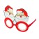 Carnival glasses "Santa Claus"