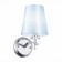 Wall lamp EVOLUCE. Sle105611-01. Permone. 1x40 watts, E14, 14x29 cm, color chromium