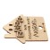 Key Open tree "House in which love lives" 15x15 cm