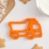 Cargoer cookie, deforestation, stamp, 11.5 × 7.5 × 1.5 cm, color orange color