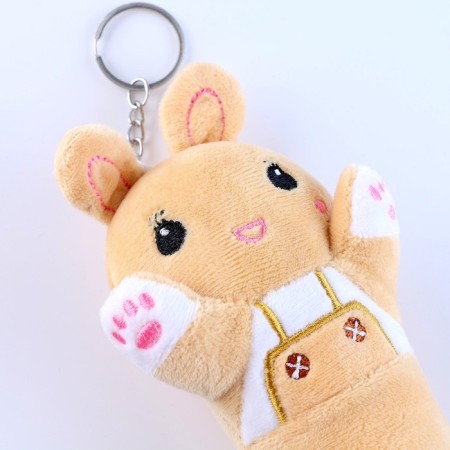 Keychain "bunny", 15 cm, mixing-3