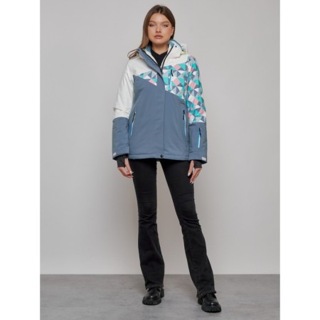 Ski jacket female, size 44, white color-8