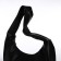 Women's bag Textura, baguette, small size, black color