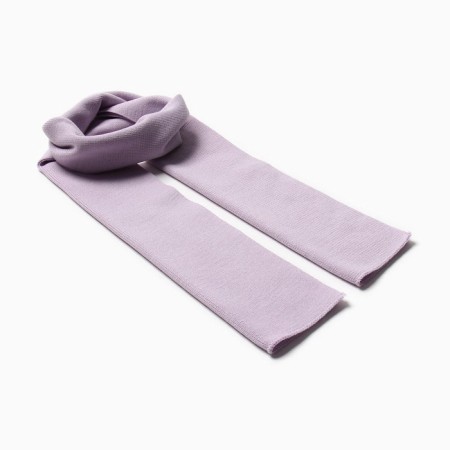 Children's scarf, lilac color, size 144x20 cm