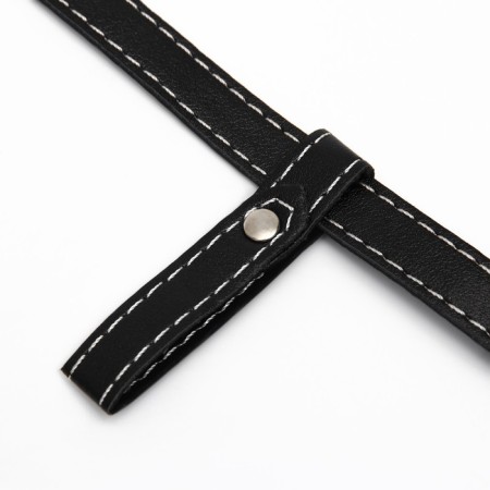 Muzzle of pressed leather adjustable, No. 4, DN 8.8 cm, OM 29-35 cm, black-6
