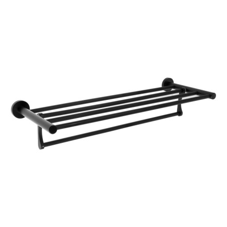 Holder for towels Accoona, 60 cm, black color, brass