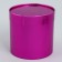 A set of boxes 2 in 1 round, gift packaging, “Present”, pink metallic, 12 x 12, 15 x 15 cm