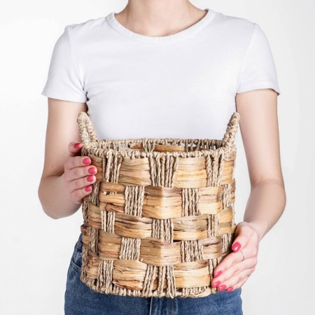 Wicker basket, 25x22/27 cm, reeds