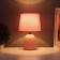 Table lamp "Weaving" 1x40W E14 pink 20x20x34cm