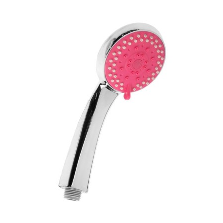Shower Set Zein Z0805, hose 150 cm, holder, watering can 5 modes, pink/chrome-6