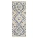 Nagpur Ethnic cotton carpet, size 70x160 cm