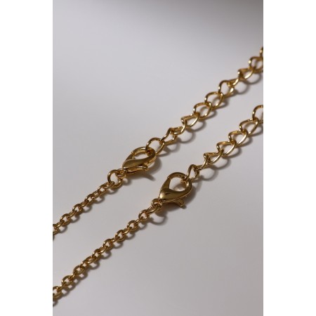 Kulons "Demetrons" Best Friends, Heart, Color Black Gold, 40 cm-3