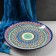 Largan Rishtan ceramics "Patterns", 36 cm, blue