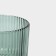 A glass glass with a lid and a pipe "Wine Verde", 350 ml, green color