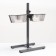Adjustable stand with 2 bowls of 4 liters, height stands 40 cm
