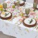 The tablecloth "Flower fairy tale" is 145x250 cm, 100% p/e