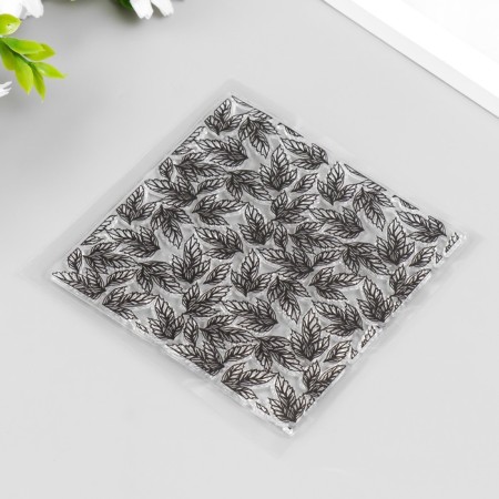 Stamp for creativity Silicon "Leaves. Von" 12x12 cm-1