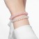 Set of bracelets 2 pcs. Shar No. 6 “Quartz Pink” and ball No. 8 Moonstone ”