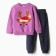 Kit for children (sweatshirt, trousers), purple color, height 92 cm