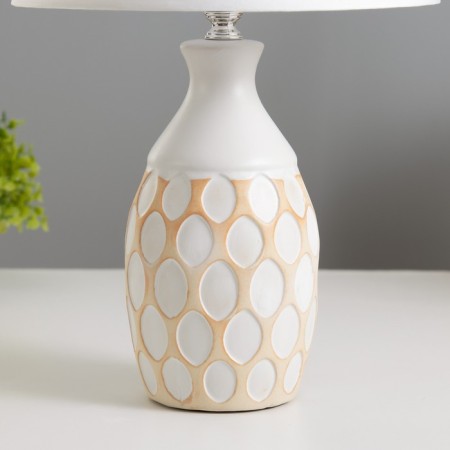 Polar Lamp "Yanina" E14 40w beige 22x22x40cm Risalux-3