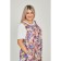 Female dress, size 64, blue color