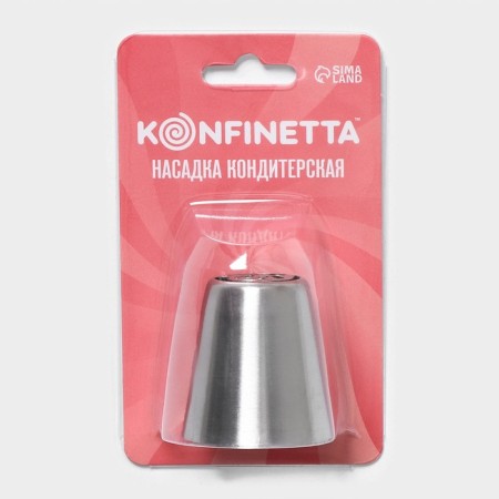 Konfinett confectionery nozzle "Flower", d = 3.7 cm, output d = 2.2 cm, stainless steel-3
