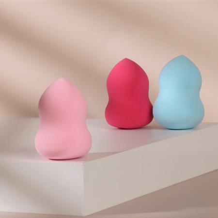 Makeup sponge "Amphora", 6 × 4 cm, increases when getting wet, color mix-5