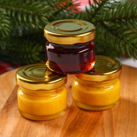 Set of "joyful days": 2 cream-media and jam with cones of 30 g.-1