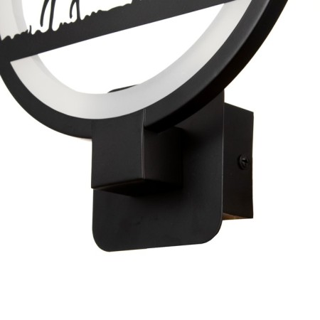 Sconces 2495/1 LED 15W 4000k black 24x24x30 cm-5