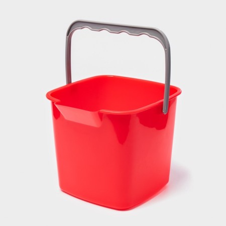 Differential bucket, 5.6 l, 21.5 × 23 × 18.5 cm, red