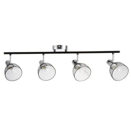 Madoka Lamp 4x60W E14 Black/Chrome 80x10x19.5cm-3