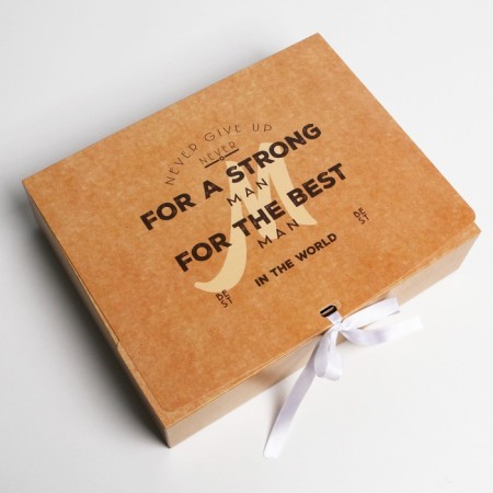 Bearbox Gift Two -way folding, packaging, “Male”, 31 x 24.5 x 8 cm-2