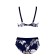 Female bathing panties, size 46 (98 cm), dark blue color