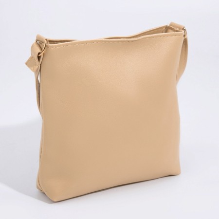 Cross-Bodi bag on magnet, beige color-1