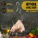 A meat hook for a tandoor, total h 22 cm, working h 18 cm, thickness 5 mm, stainless steel