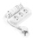 Extension cord Smartbuy, 3 sockets, 3 m, 16 A, 3500 W, PVS 3x1 mm2, with salary, white