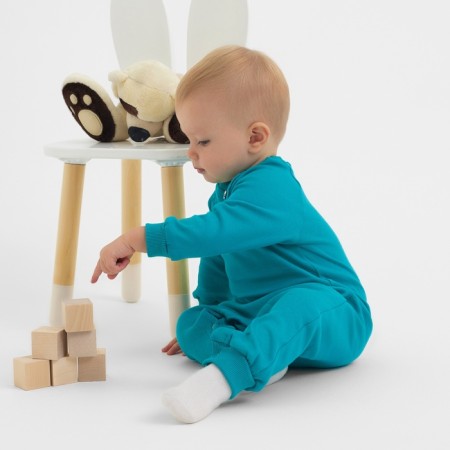 Combineson children's minku emerald color, height 68-74 cm-4