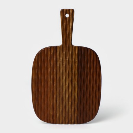Groot board with a pen “Relief”, 36 × 22 × 1.5 cm, acacia
