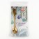 A teaspoon spoon with a molding handle "Happy New Year", 11 x 3 cm