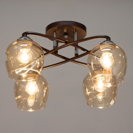 Chandelier 2152/4 E27 40W coffee 52x52x27 cm Bayerlux-2