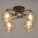 Chandelier 2152/4 E27 40W coffee 52x52x27 cm Bayerlux